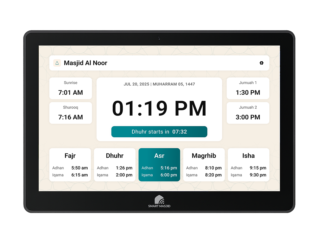 Smart Masjid Home