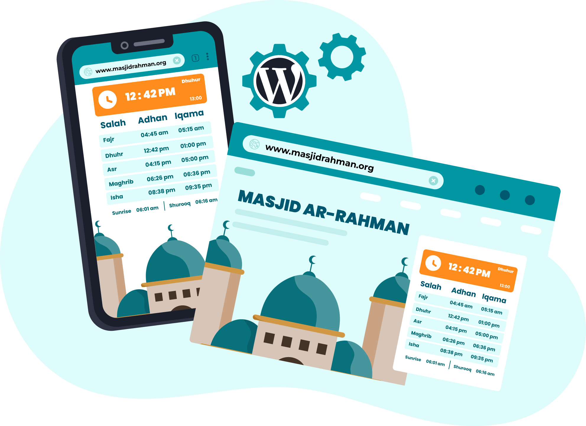Smart Masjid WP Plugin